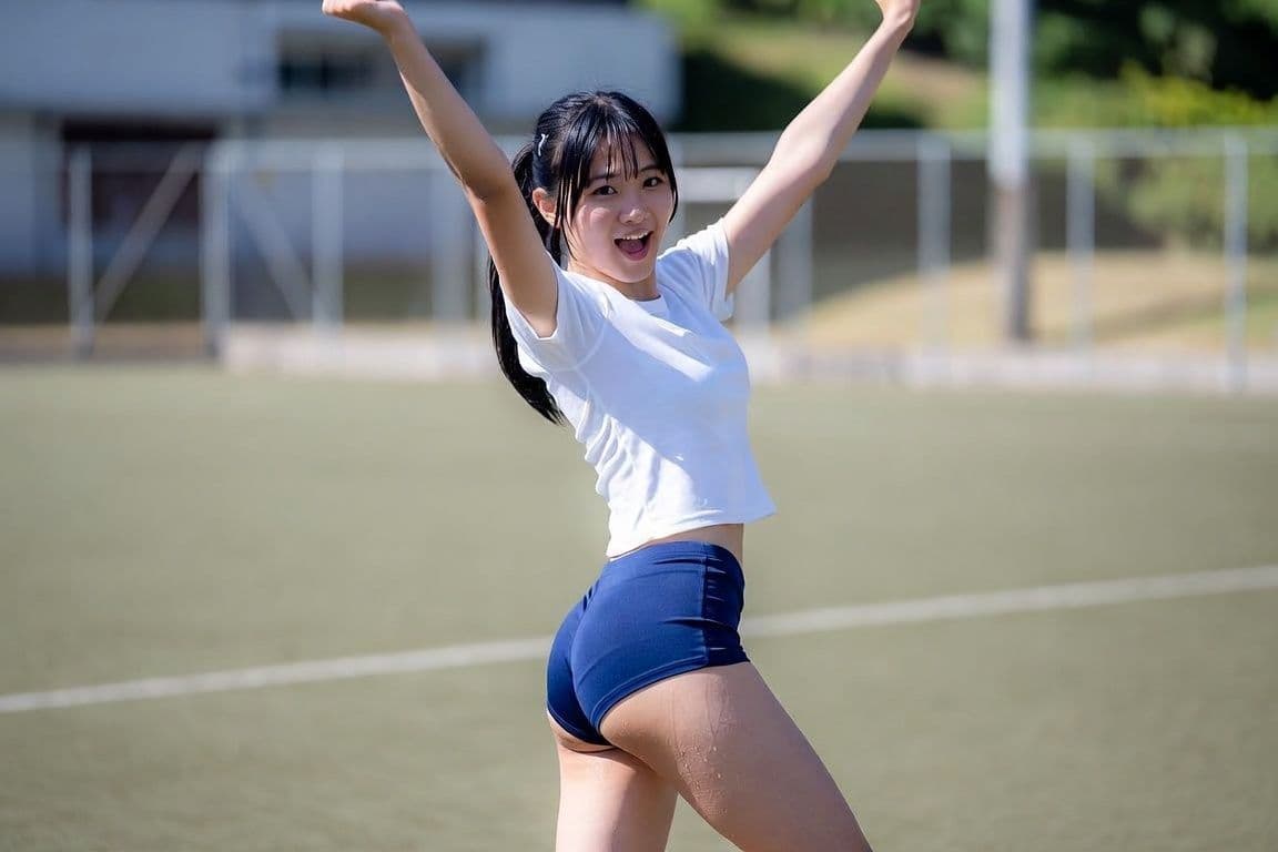 AI美女グラビア写真集〜ブルマ・体操服を生脱ぎ〜 サンプル6
