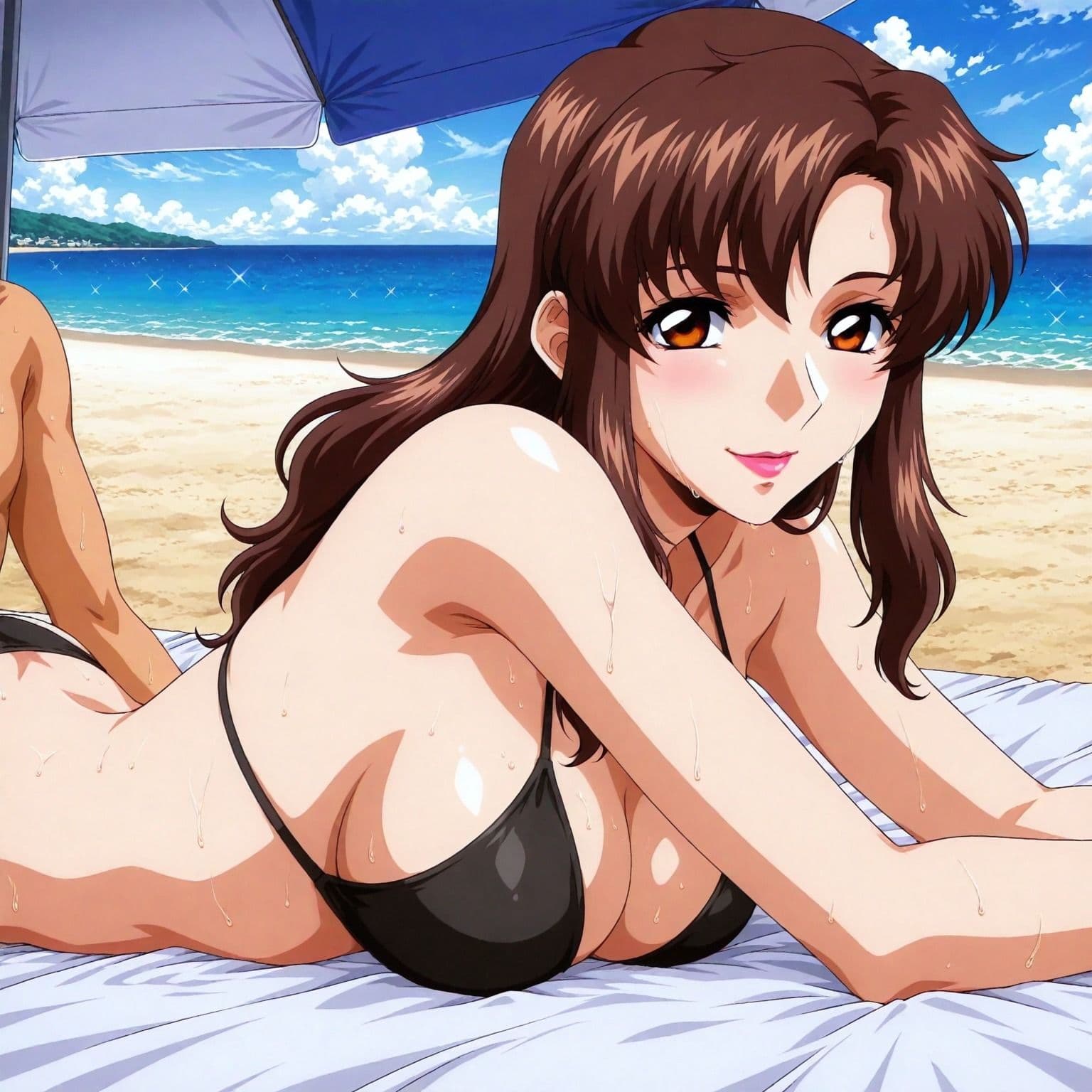 夏物語〜イチャイチャパラダイス〜マリュー・〇ミアスの浮気ラブラブデート編 サンプル1