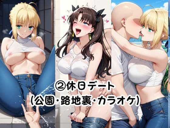 美少女彼女が僕のち●ぽに依存するお話〜セ○バー＆遠○凛編〜 サンプル5