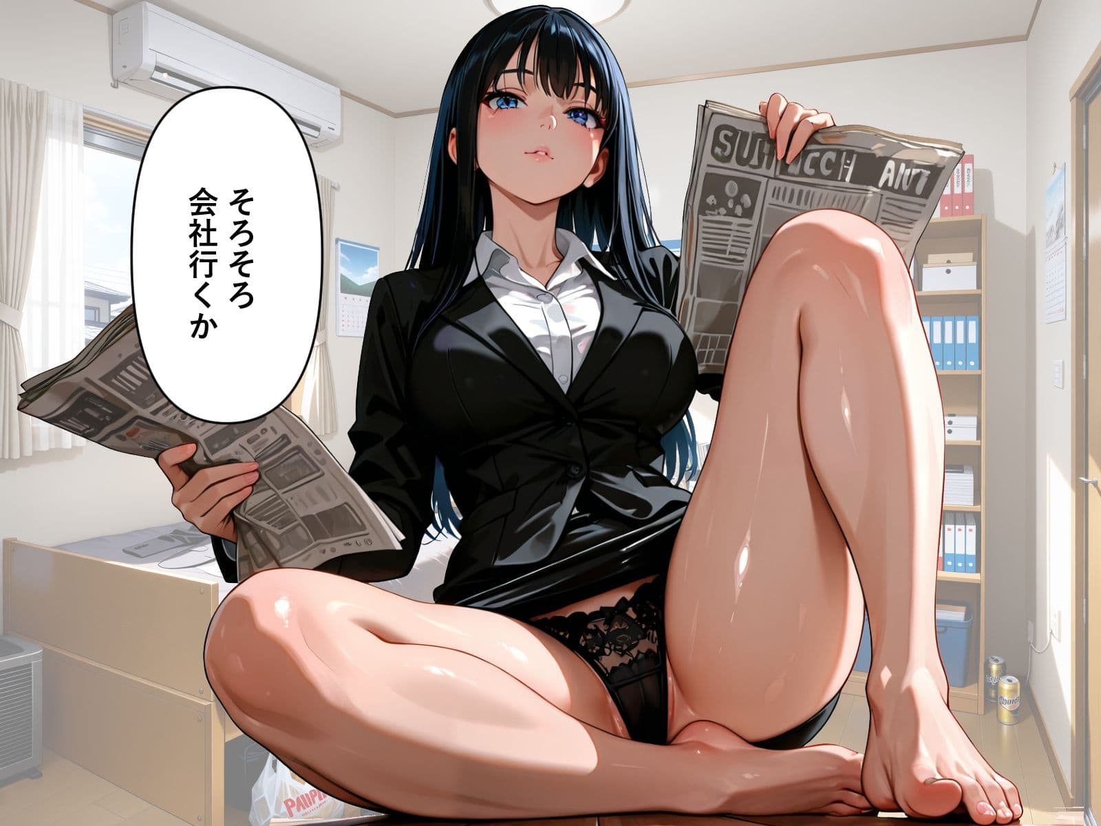 女体化おじさん部長、エステで快感教え込まれ連続絶頂 サンプル1