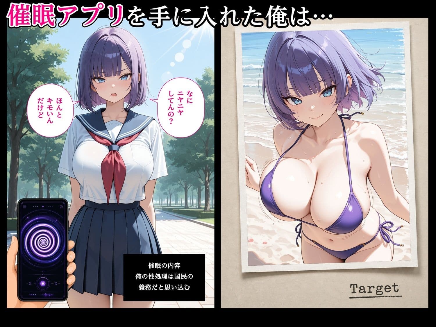 即オチ催●2〜俺の性処理は国民の義務だと思い込む〜 サンプル1