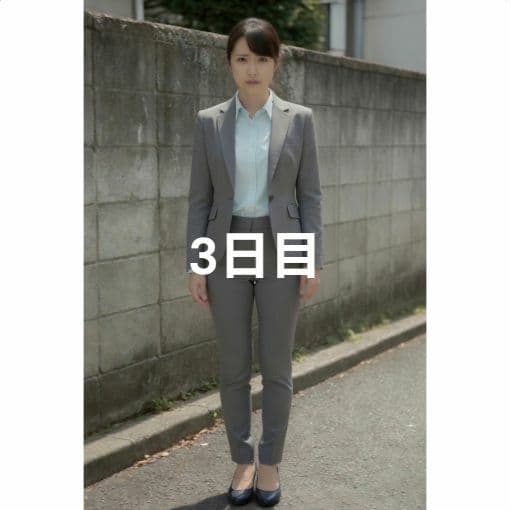 仕事中の無防備OL しゃがみパンチラが弱みになり…6日連続で今日のパンツ見せてもらいました サンプル3