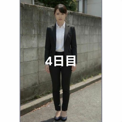 仕事中の無防備OL しゃがみパンチラが弱みになり…6日連続で今日のパンツ見せてもらいました サンプル4