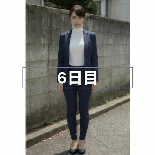 仕事中の無防備OL しゃがみパンチラが弱みになり…6日連続で今日のパンツ見せてもらいました サンプル6