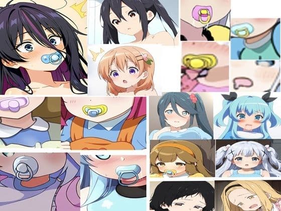 R-18アニメ美少女おむつおもらしAIイラスト集その1からその5総集編おまけ付き