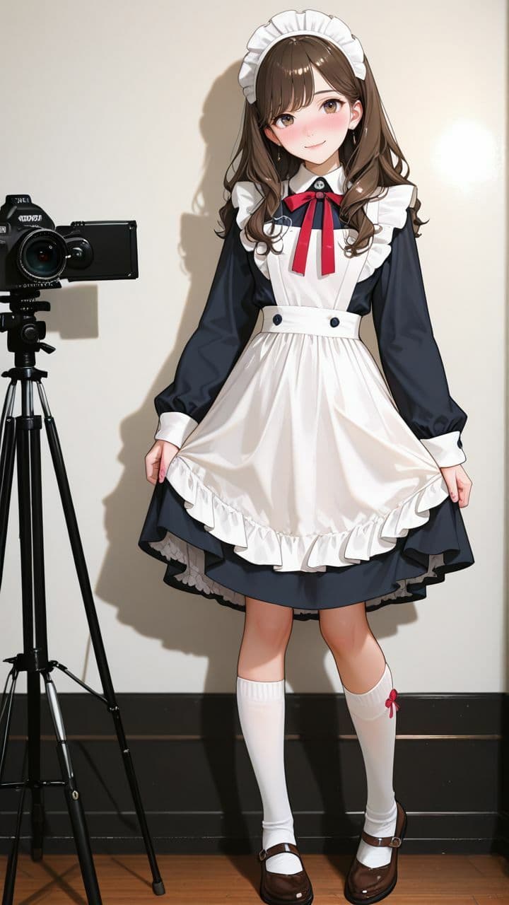 宅コスメイドお姉さんとプライベート撮影会 サンプル1