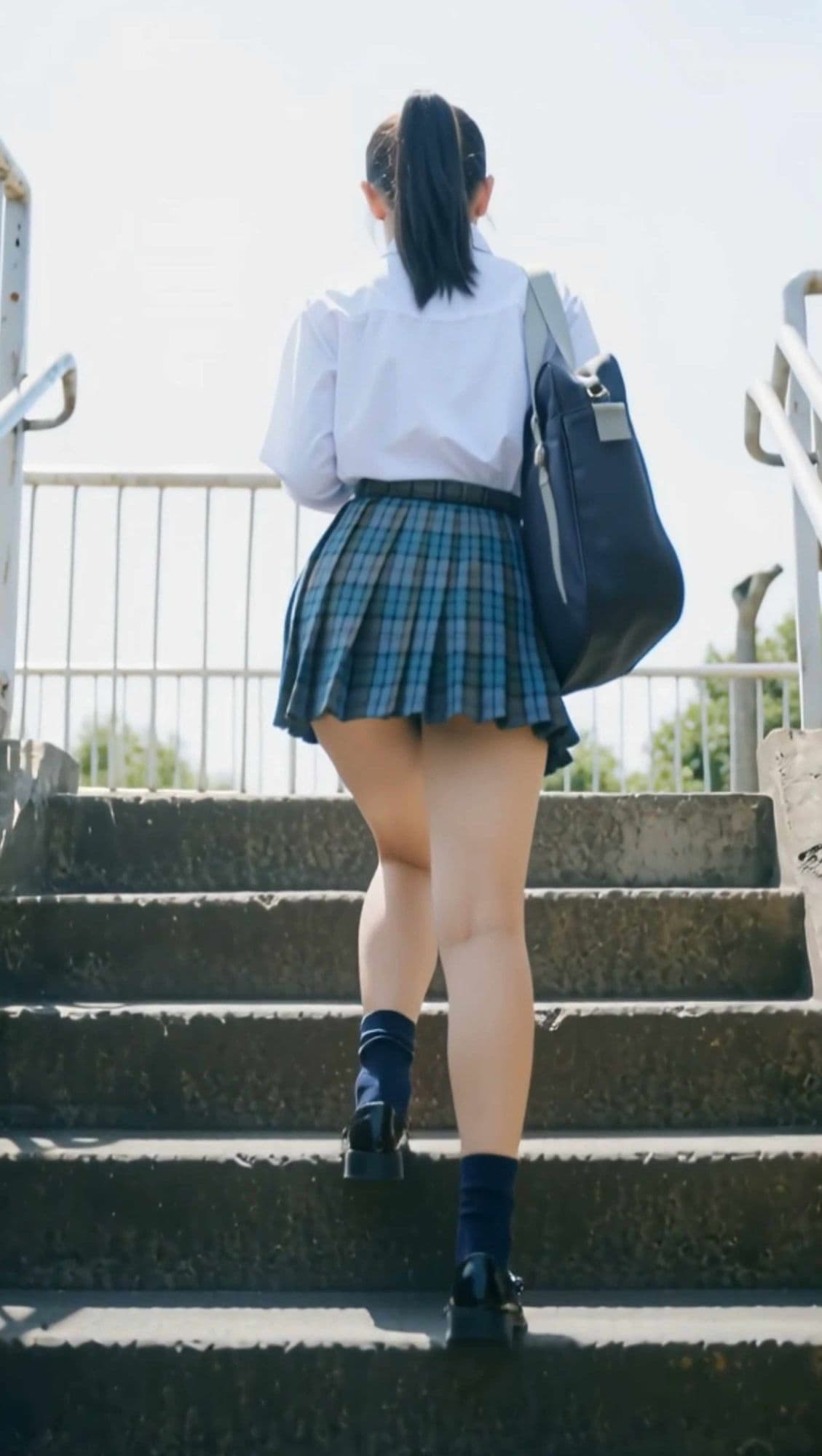 日常のエロい太ももとパンチラ＜JK・ミニスカ美女編＞ サンプル2