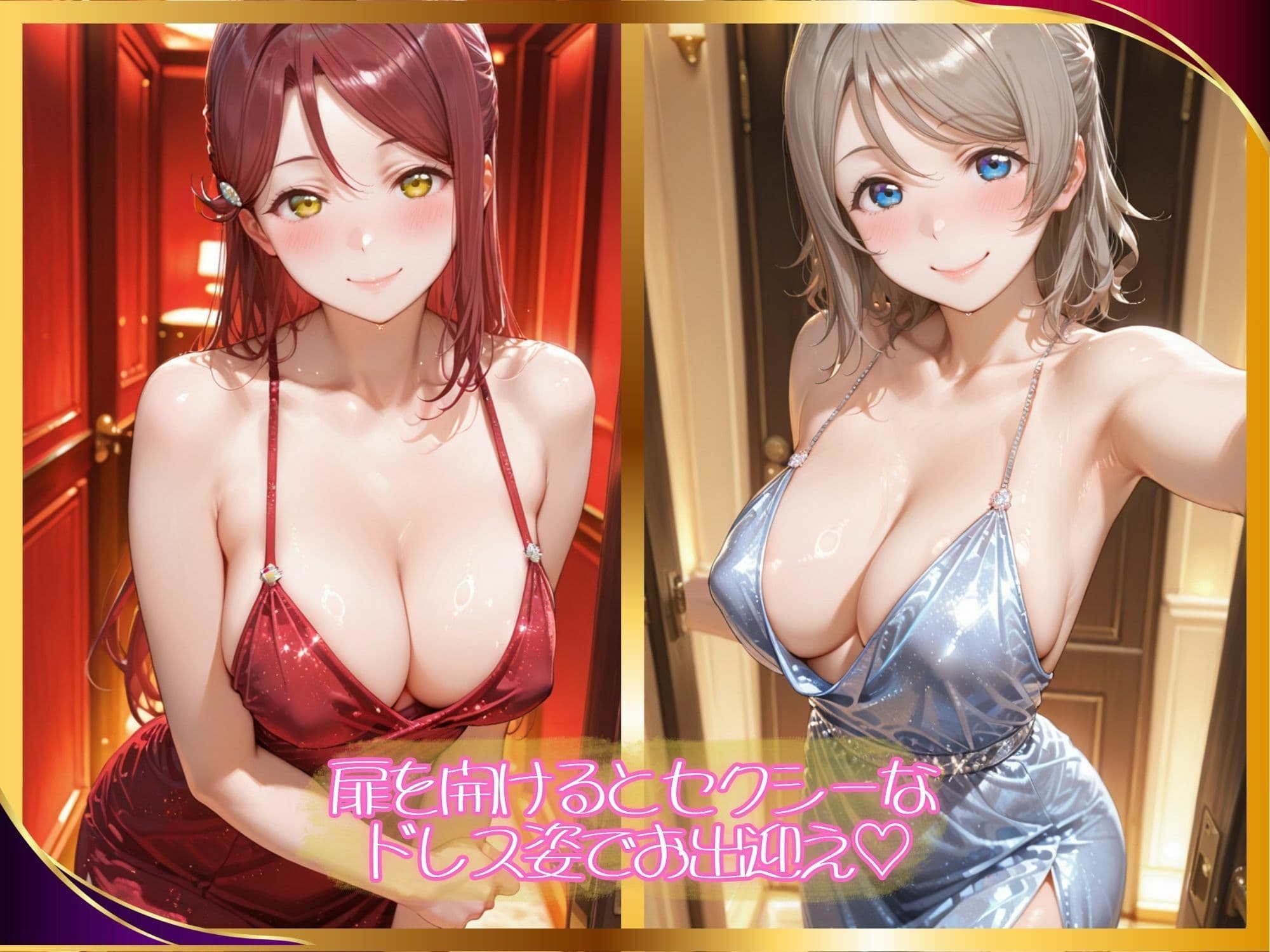 【高級風俗嬢】濃厚ご奉仕 〜ラブラ●ブ！サ●シャイン！！ 桜内 ●子＆渡● 曜〜 サンプル1