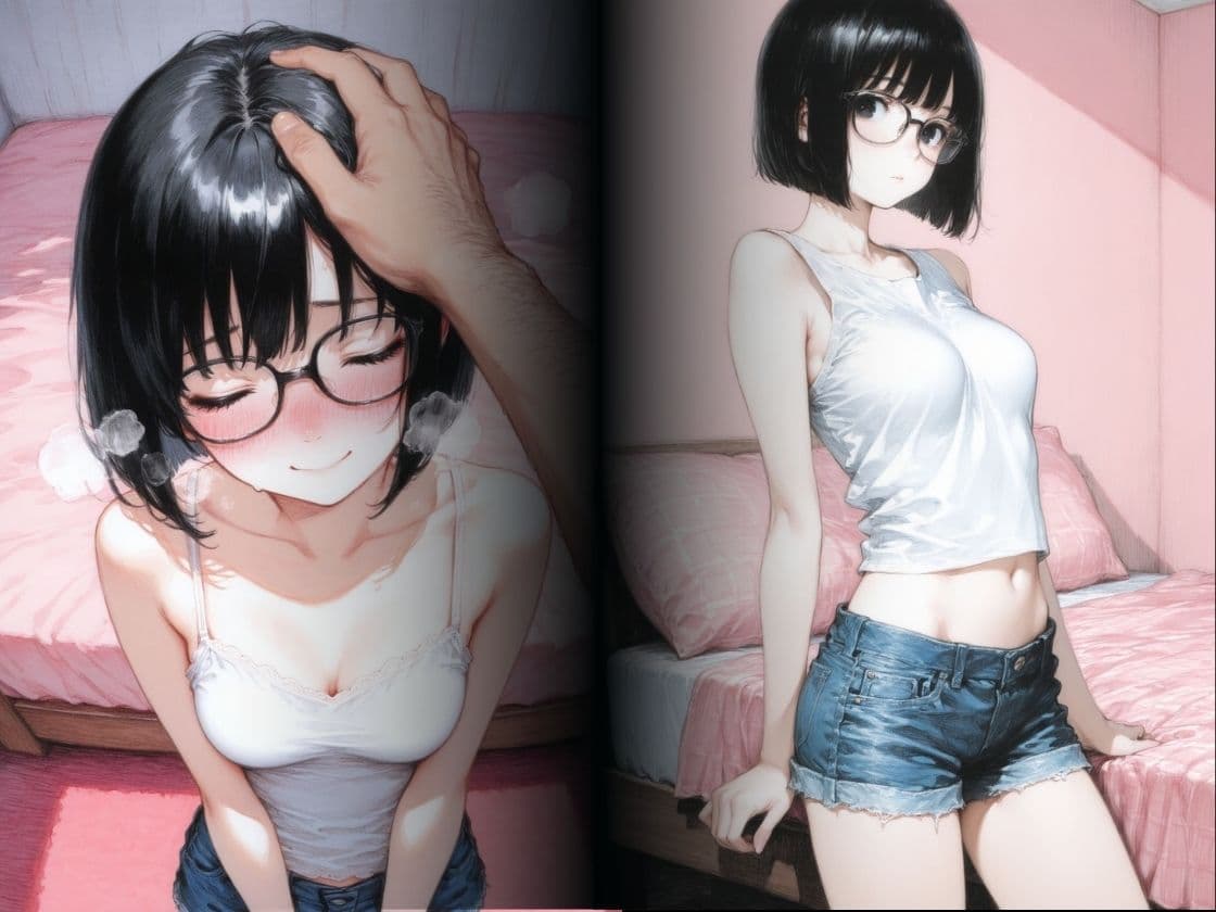 文化系のメガネつ娘 サンプル6