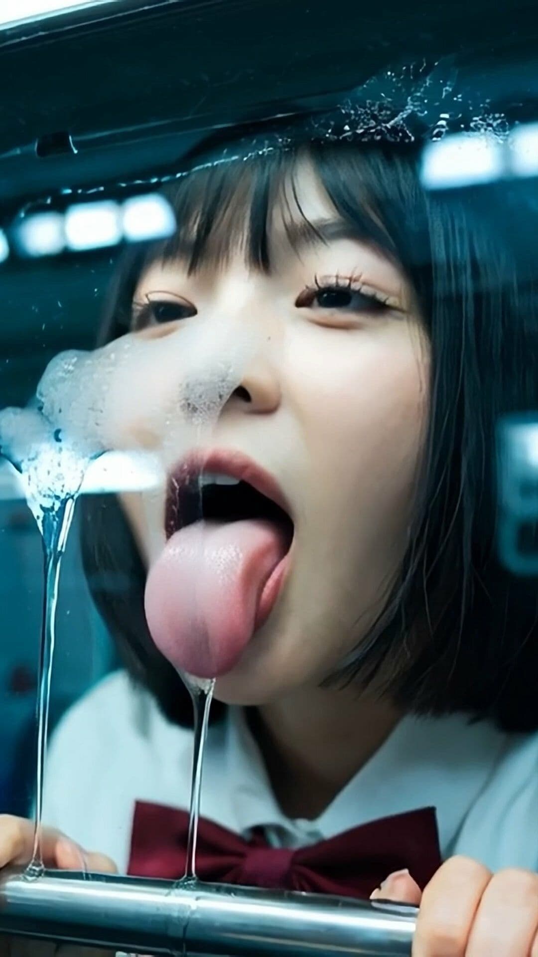 舌フェチ11 AI 電車女子2 サンプル1