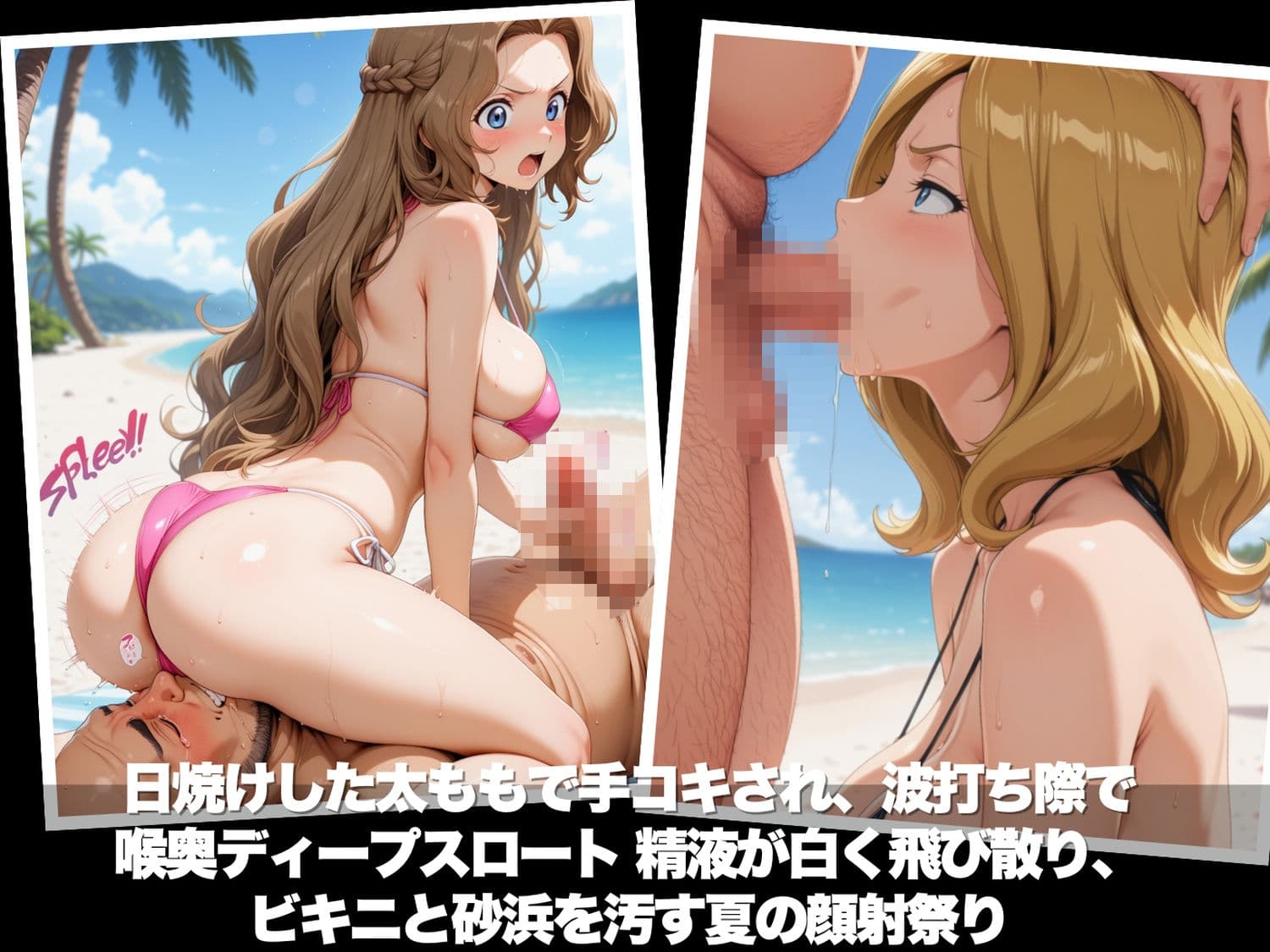 真夏の海辺で堕ちて 〜おじさんの虜になって妊娠するまで〜 コ●ドギアス編 サンプル4