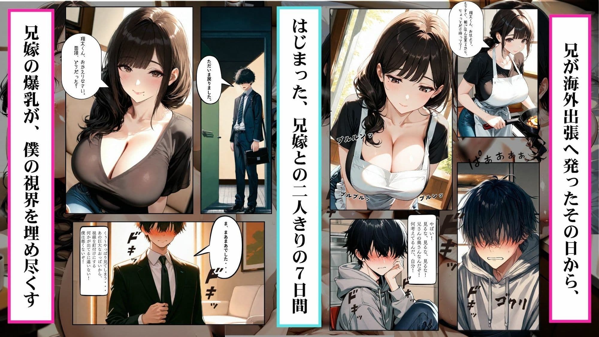 爆乳兄嫁と過ごした禁断の7日間 就活で上京したら、義姉と二人きりになって孕ませた話 サンプル3