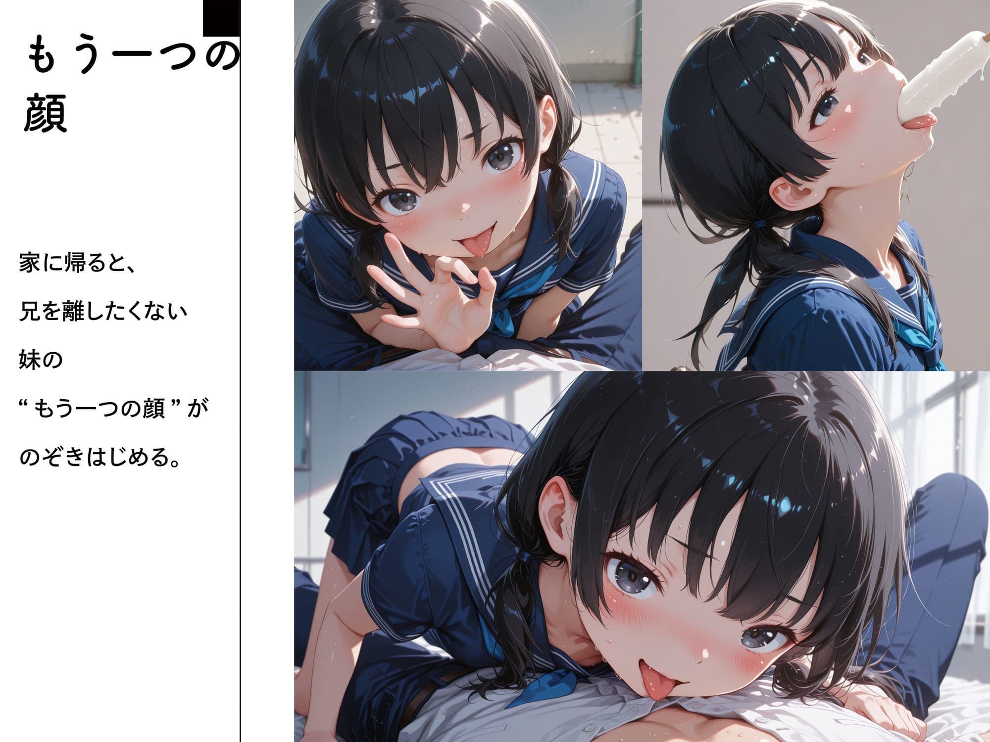 優等生妹は、家では兄を離してくれない サンプル5