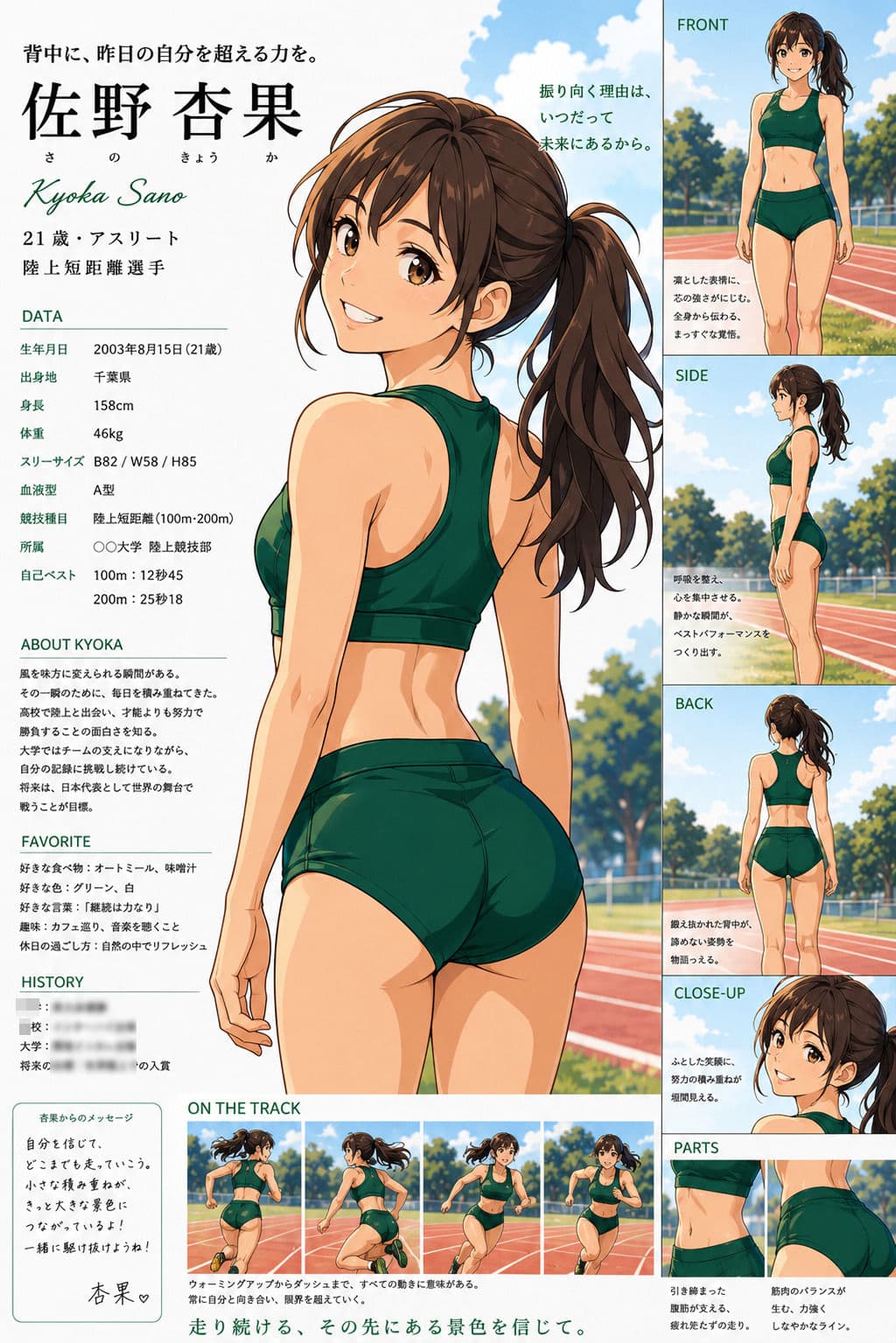 【CG】女子陸上部ヌードグラビア写真集 Vol.1 サンプル3