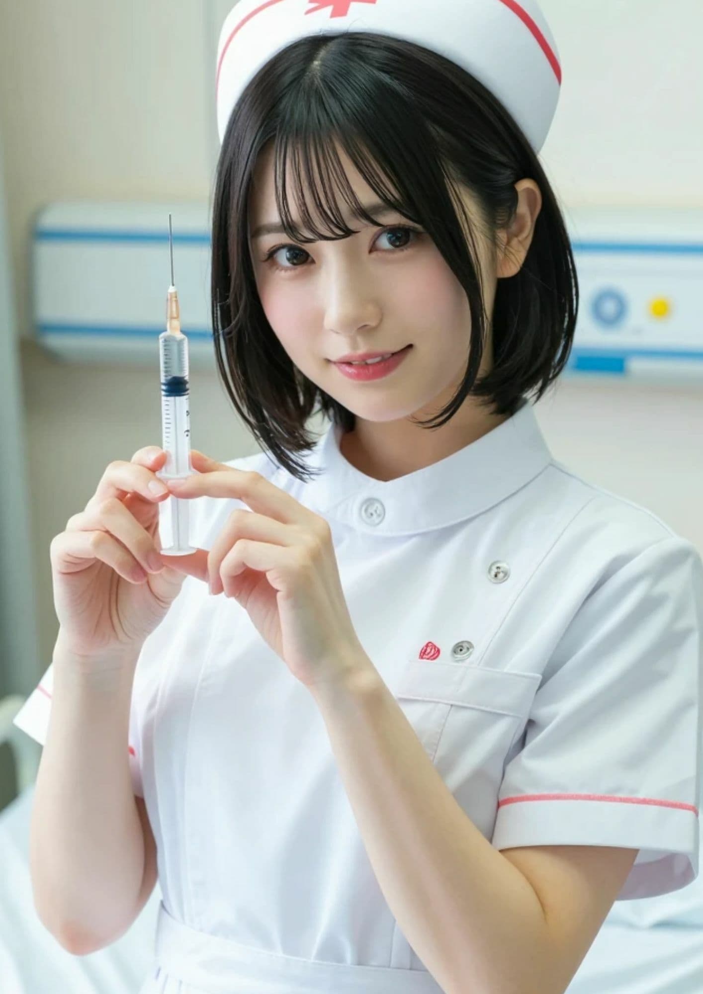 AI美女写真集VOL.4 ショートヘアお姉さん「AIななみ」のコスプレ画像集♪ サンプル1