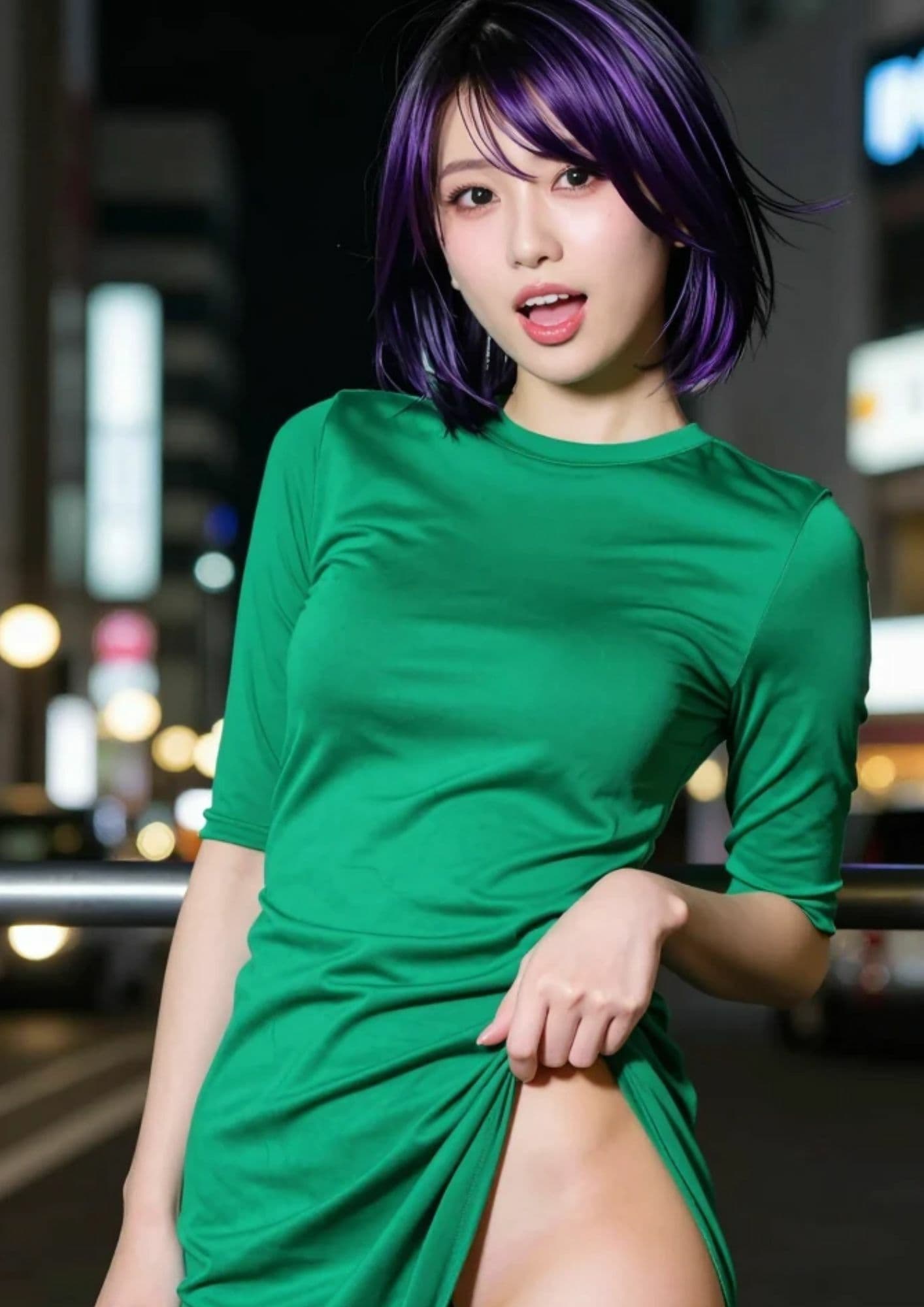 AI美女写真集VOL.4 ショートヘアお姉さん「AIななみ」のコスプレ画像集♪ サンプル3