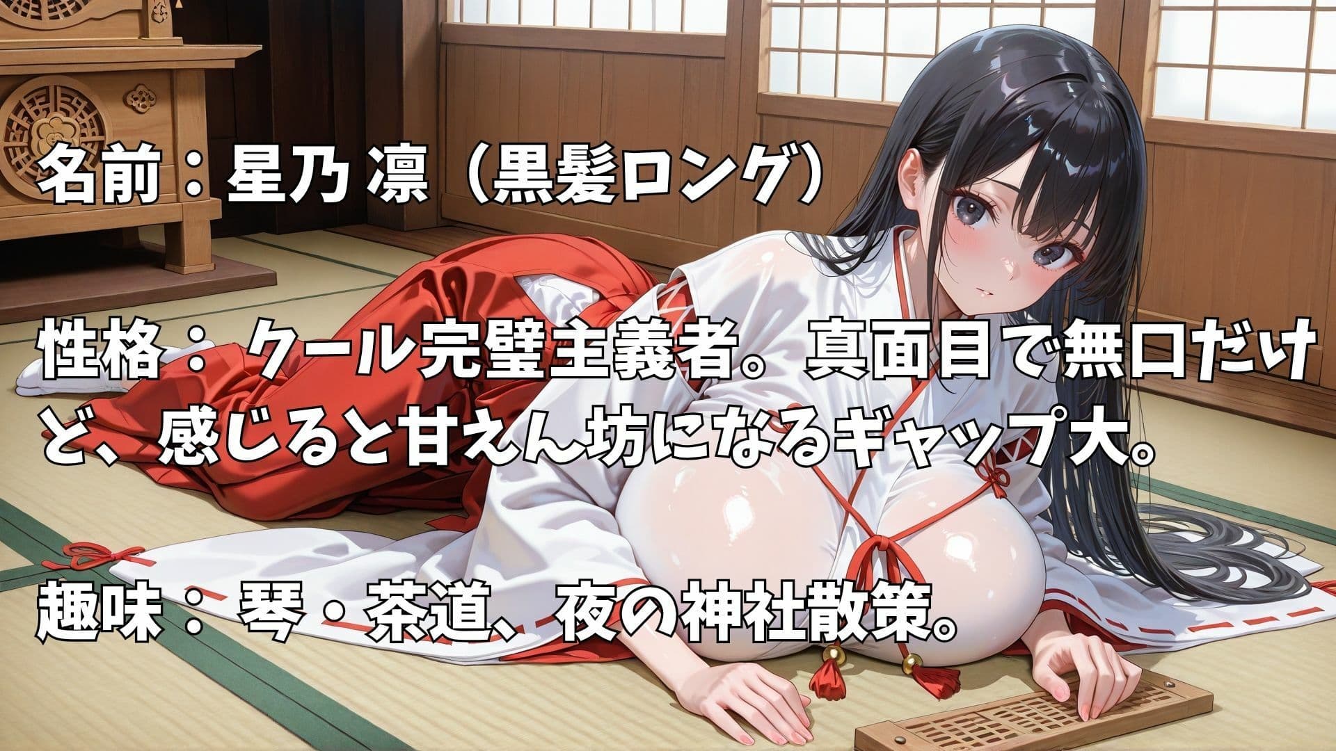 【4K】巫女バイト爆乳JK3人と神社内で禁断セックス サンプル2