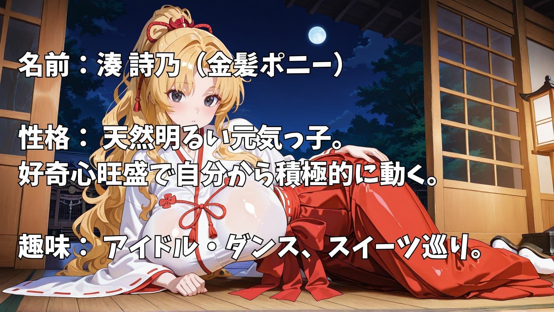 【4K】巫女バイト爆乳JK3人と神社内で禁断セックス サンプル5