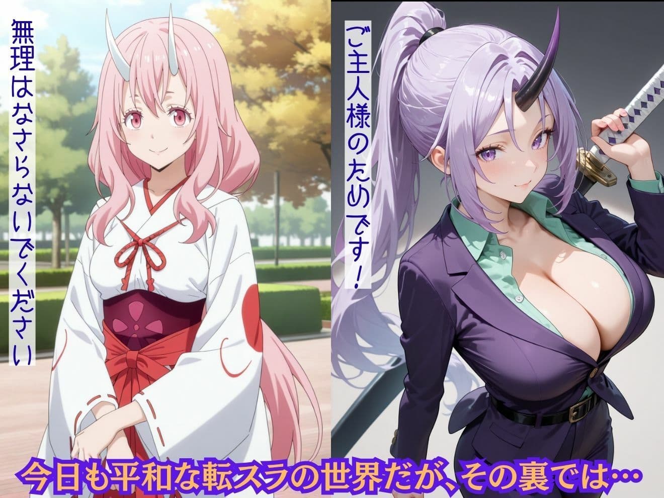 もしも魔国の誇り高きヒロイン達を強●的に●●の力で着せ替え人形に堕として弄んだら？転スラ編 サンプル1