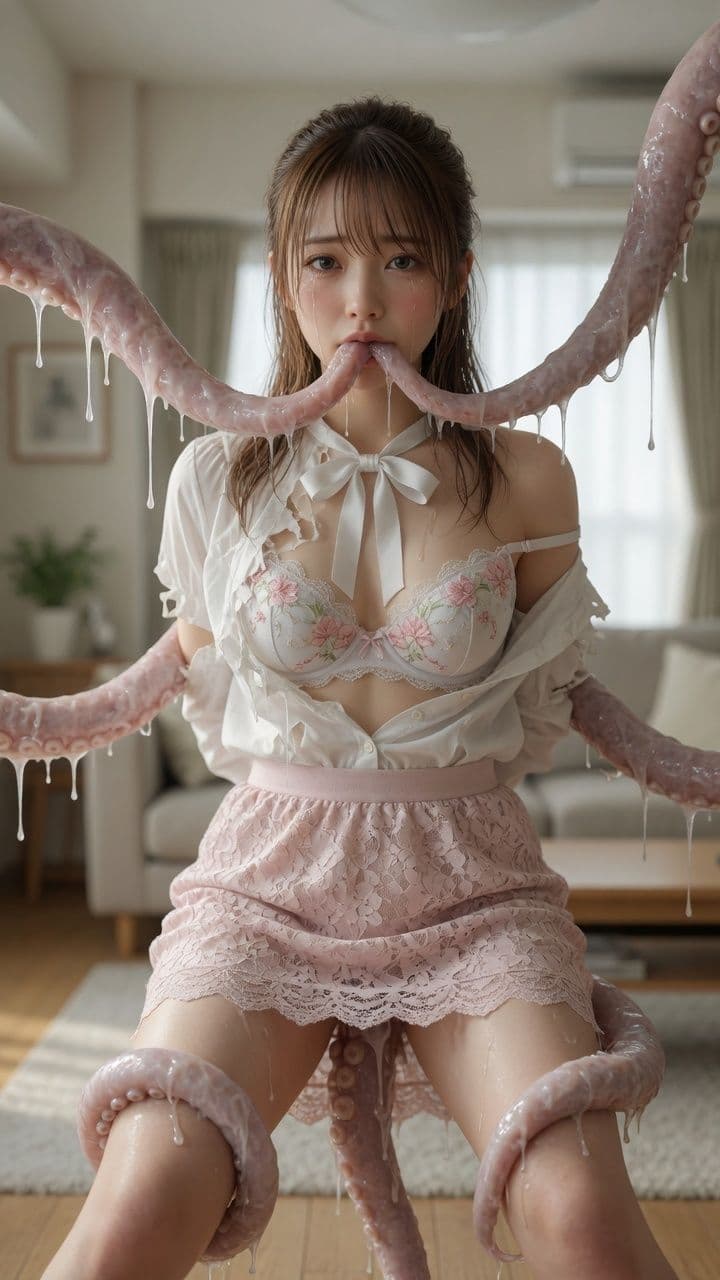 美人美少女、人妻、新採教師、ナース、銀行員が触手に犯●れぶっかけられ サンプル6