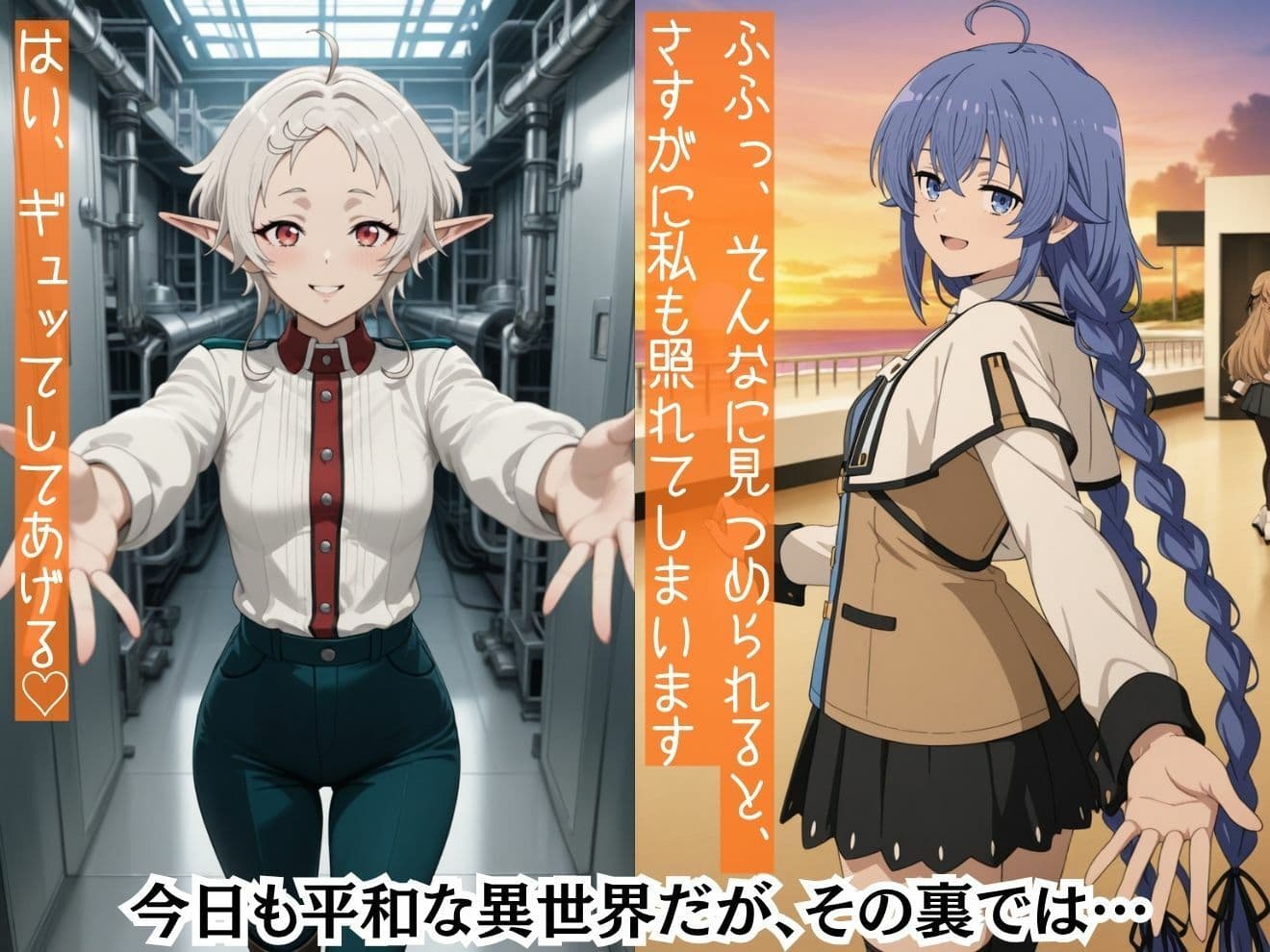 もしも可憐で誇り高きヒロイン達を強●的に●●の力で着せ替え人形に堕として弄んだら？無職転●編 サンプル1