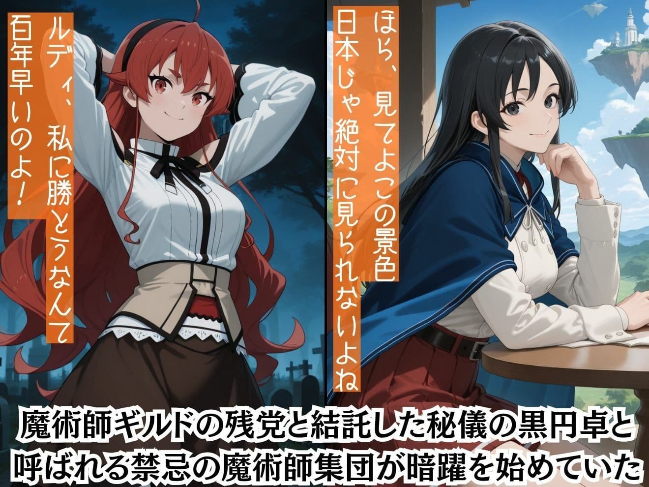 もしも可憐で誇り高きヒロイン達を強●的に●●の力で着せ替え人形に堕として弄んだら？無職転●編 サンプル2