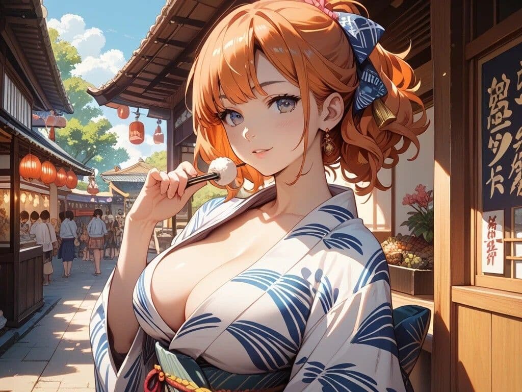 農作業美女とメイド喫茶と浴衣美女 サンプル7