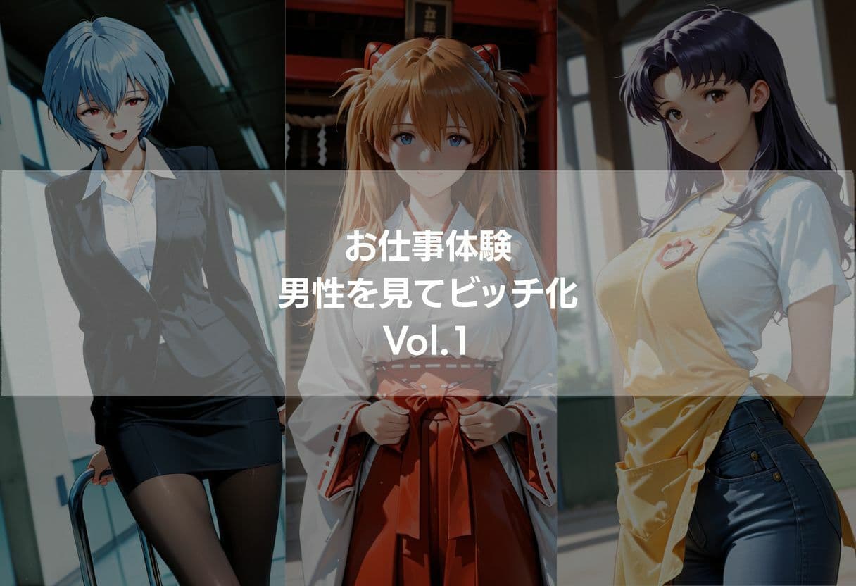 【アニメ同人】色々なお仕事体験に行ったらビッチがスイッチ入っちゃってエッチな事をする。〜制服姿で416枚の濃厚記録〜 サンプル1