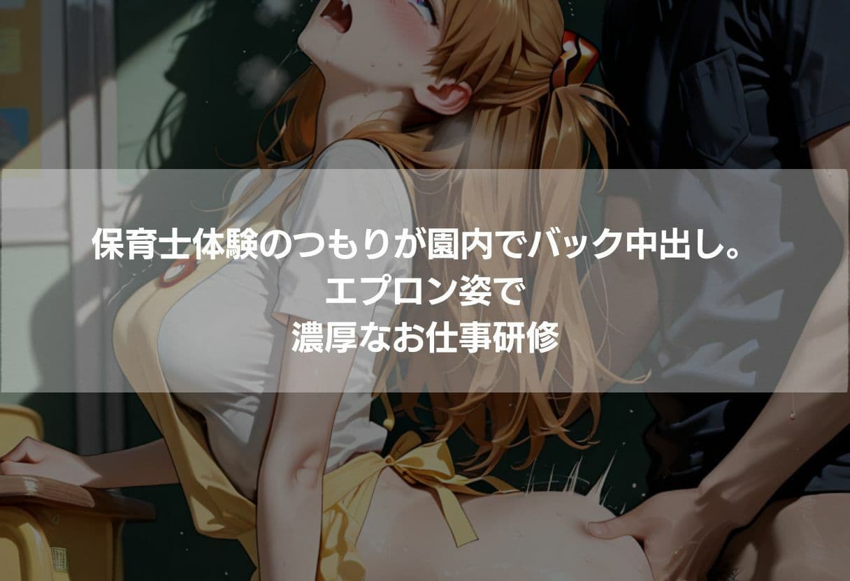 【アニメ同人】色々なお仕事体験に行ったらビッチがスイッチ入っちゃってエッチな事をする。〜制服姿で416枚の濃厚記録〜 サンプル9