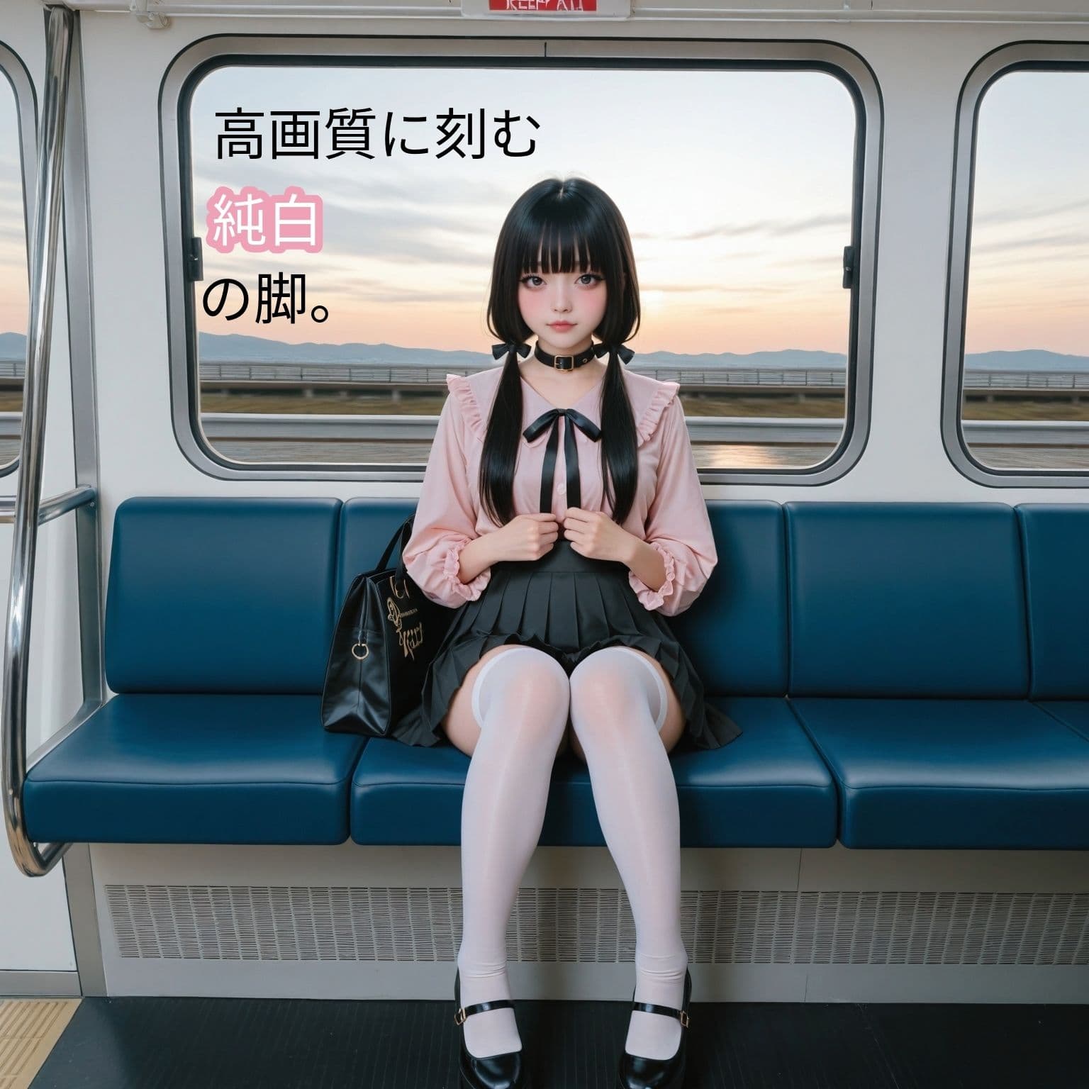 【白ニーハイ】地雷系女子の叡智な1日【実写系】 サンプル1