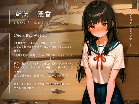 〜歪んだ主従関係〜  風紀委員長、優香の放課後の秘密vol.1 サンプル1