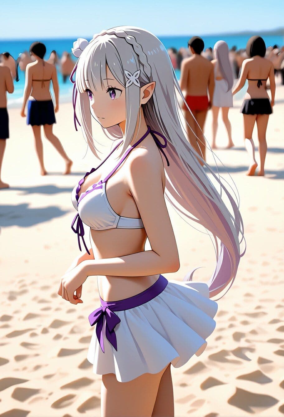 エ〇リアの夏の催〇ビーチ 〜アプリの誘惑〜 サンプル3