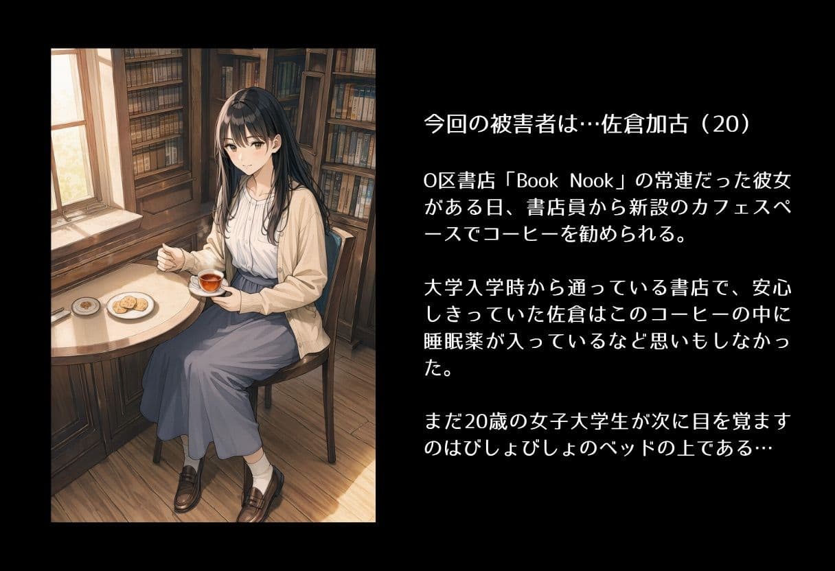 とある店長の顧客盗撮レポート〜O区書店常連 佐倉加子〜【女子大生・パンチラ・ハメ撮り・睡姦】 サンプル2