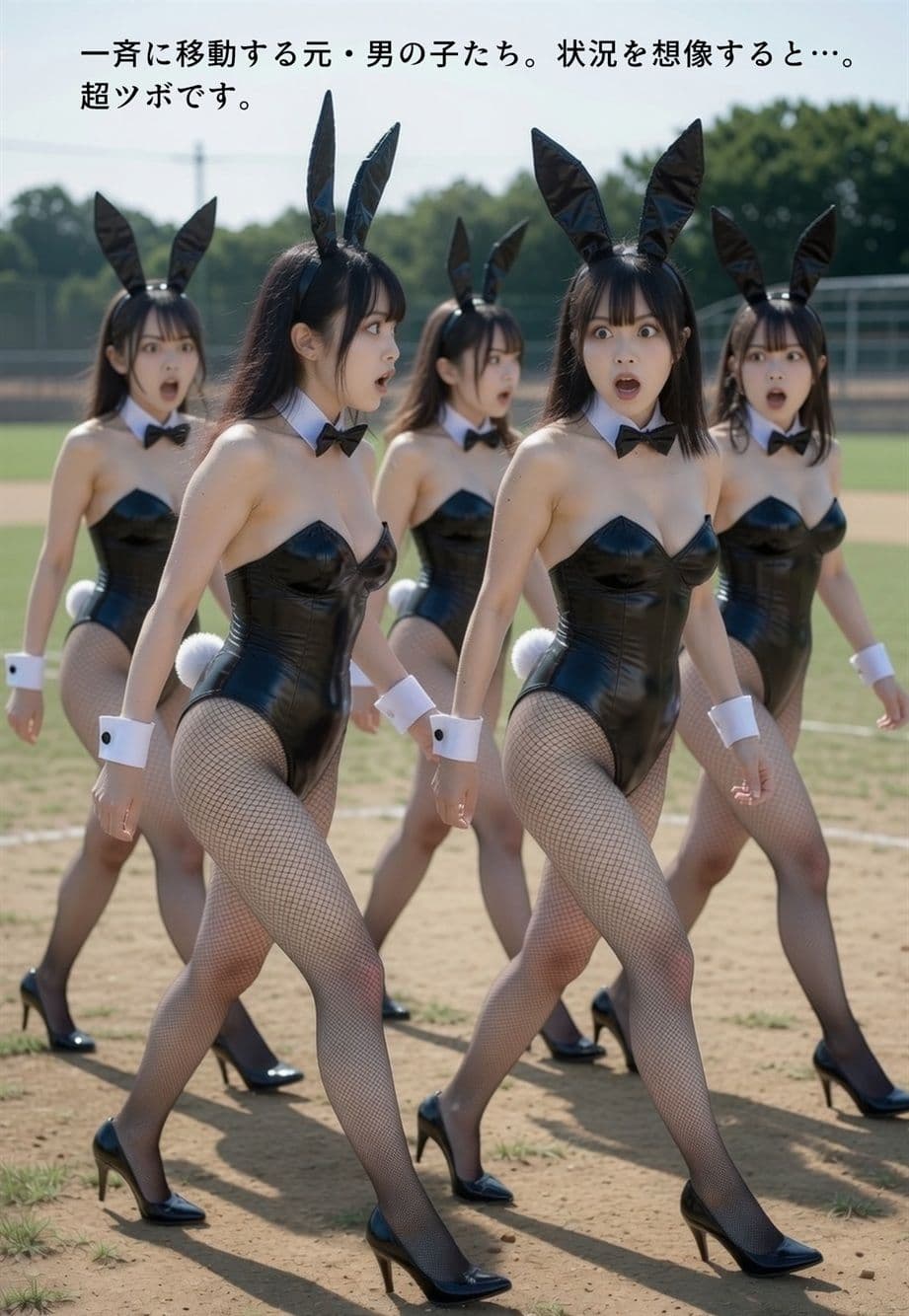 【衝撃！】バニーガールにされていく男たち  画集 サンプル3