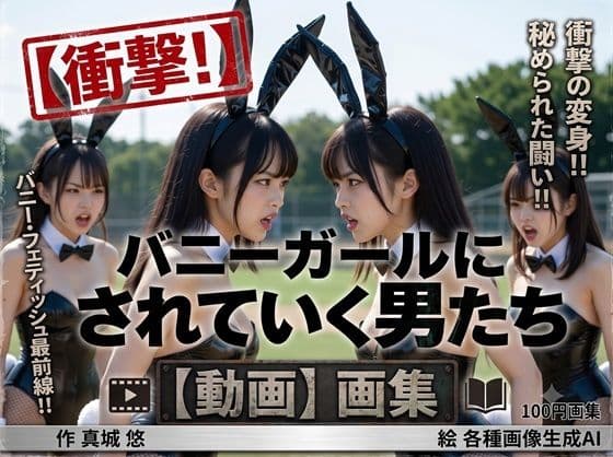 【衝撃！】バニーガールにされていく男たち  画集