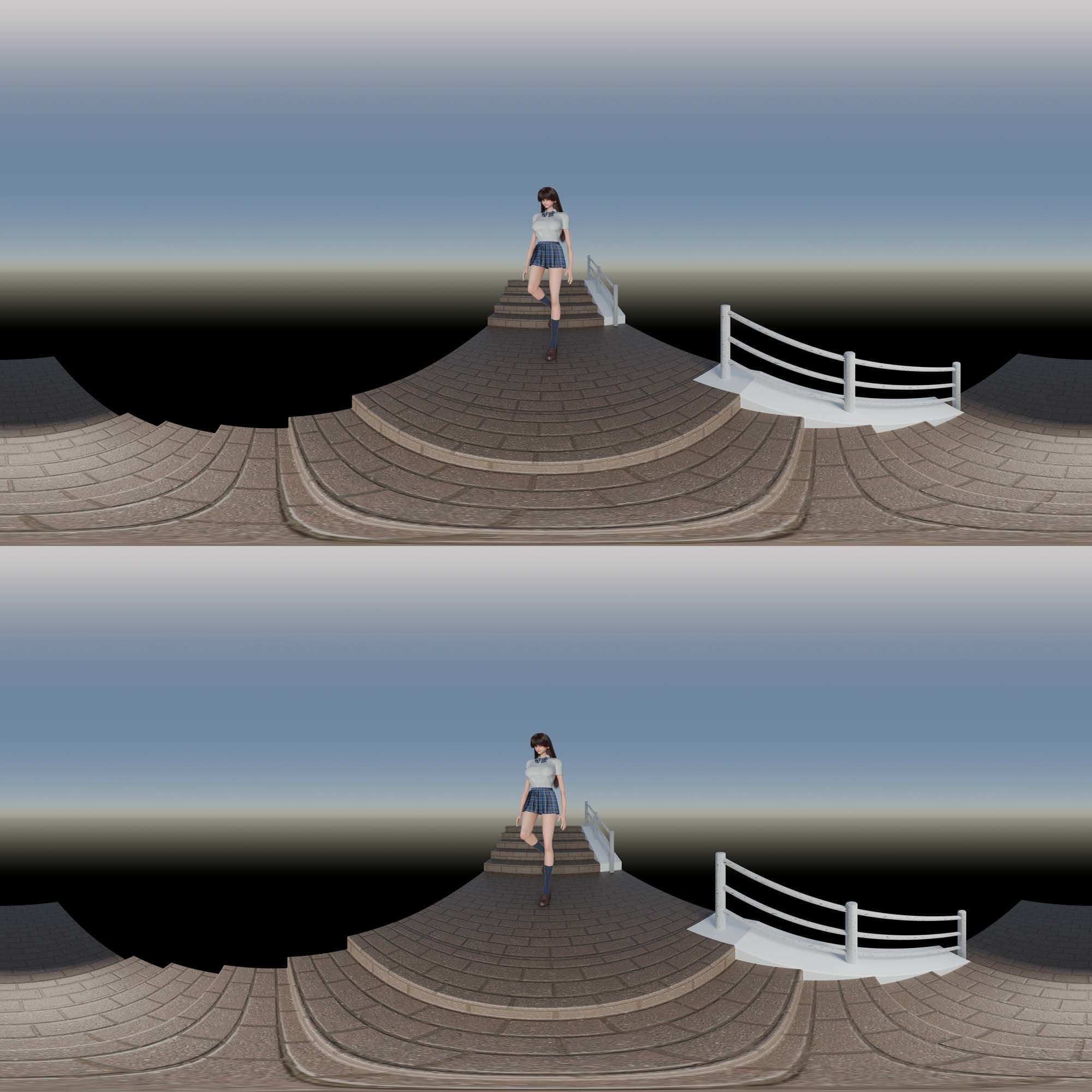 3D VR-CG（静止画）集 〜キミをみつめるだけの目になりたい〜【4K高画質 / VR専用10枚】 サンプル1