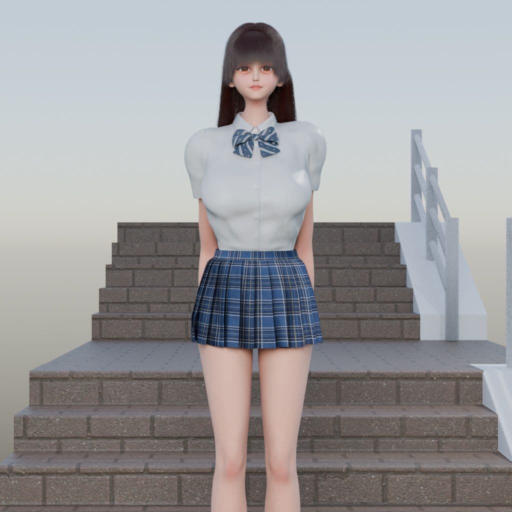 3D VR-CG（静止画）集 〜キミをみつめるだけの目になりたい〜【4K高画質 / VR専用10枚】 サンプル2
