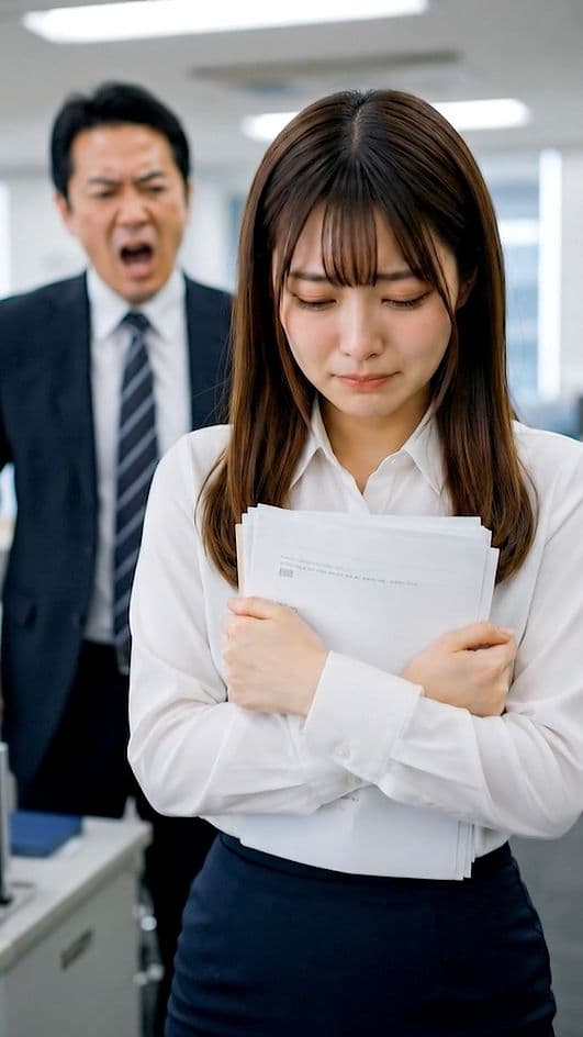 AIDOLよしこ ぶっかけシリーズvol.3 社内で仕事のミスをしたよしこに顔射3連発＋アヘ顔生挿入！ サンプル1
