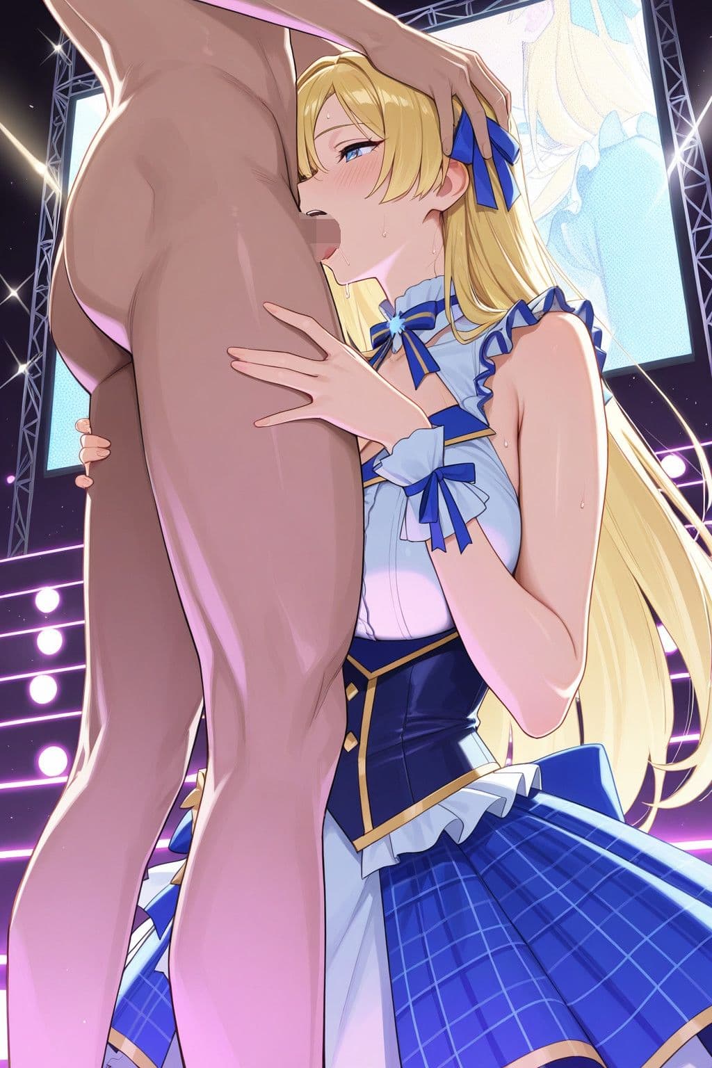 金髪アイドルは着衣で甘々 サンプル2
