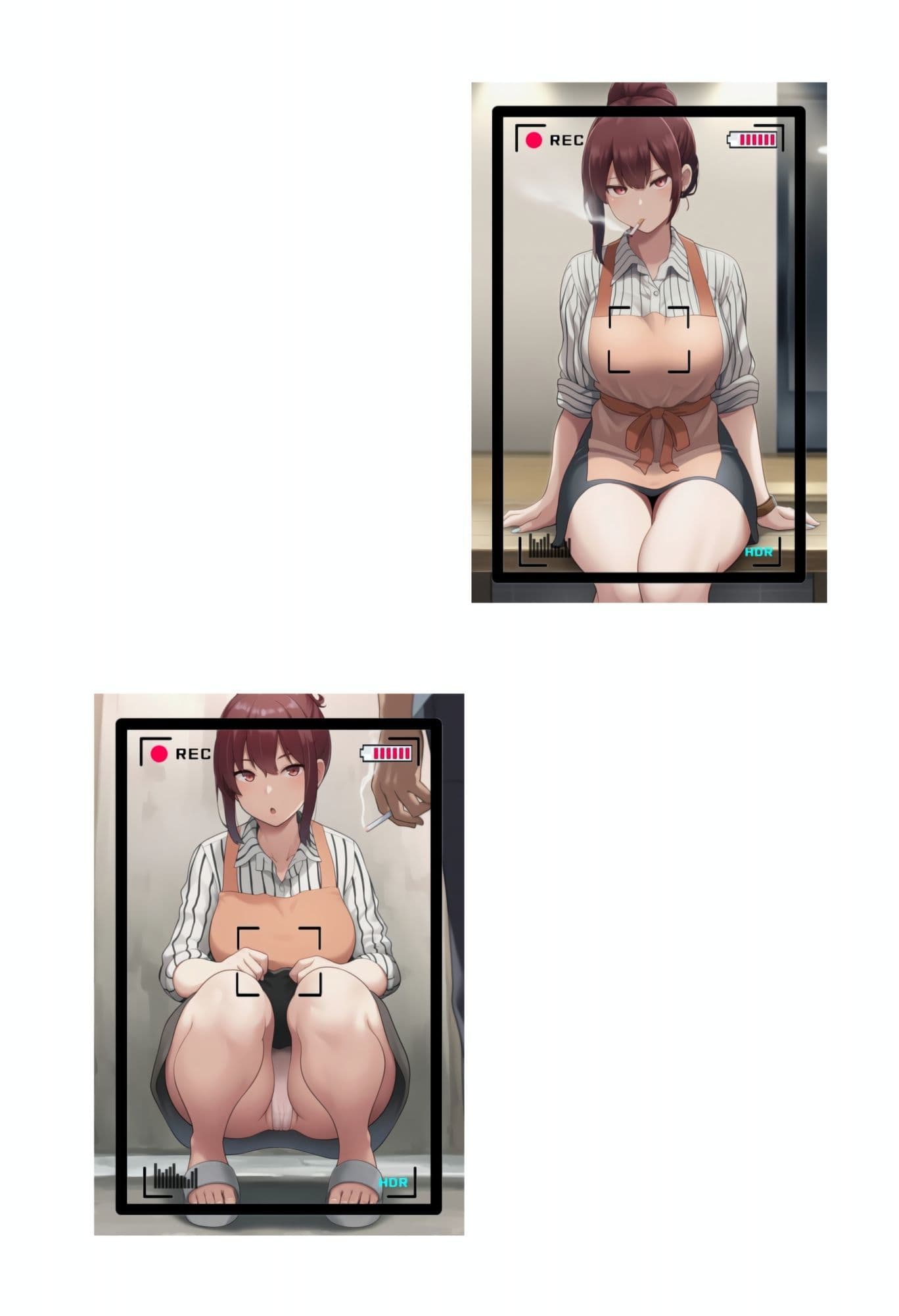 スーパーの裏でヤニ吸って・・後はSEX ！！ サンプル3