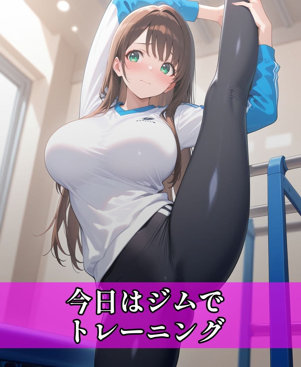 ジムオナニーがばれた美人OLはトレーナーとはめまくる話 サンプル2
