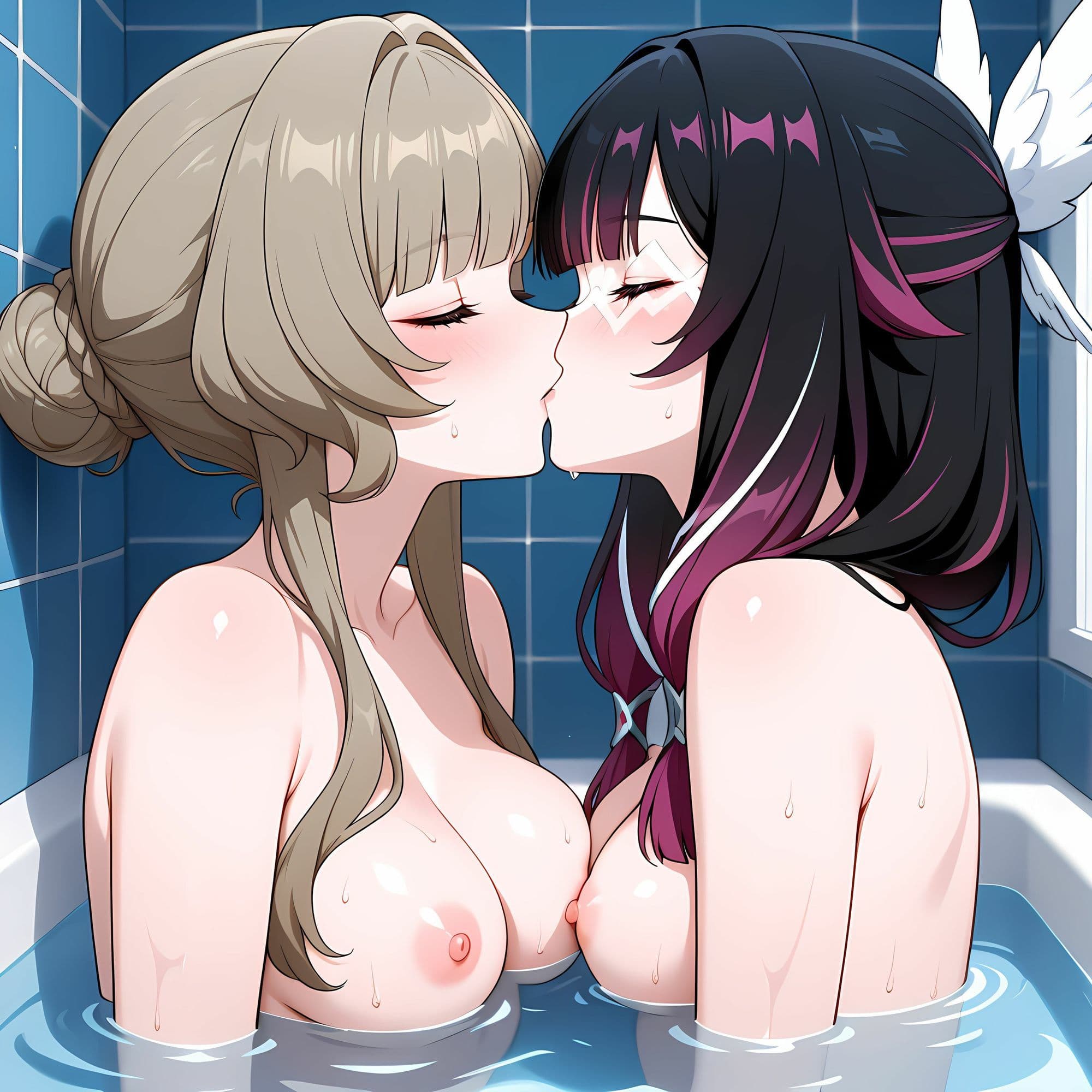 一緒にお風呂 コロンビーナとサンドローネ サンプル5