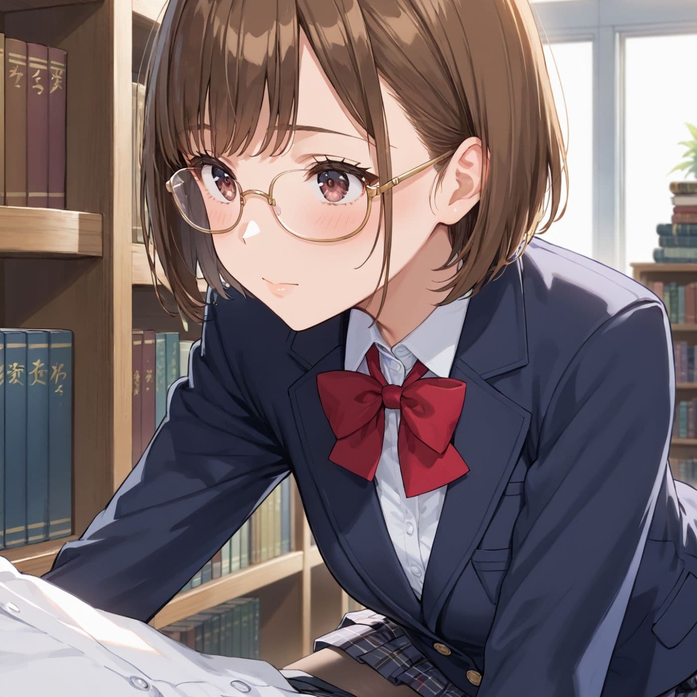 学園性活！図書委員と官能的な秘め事8【メガネ美少女の厳選CG280枚収録】スマホ向け サンプル3