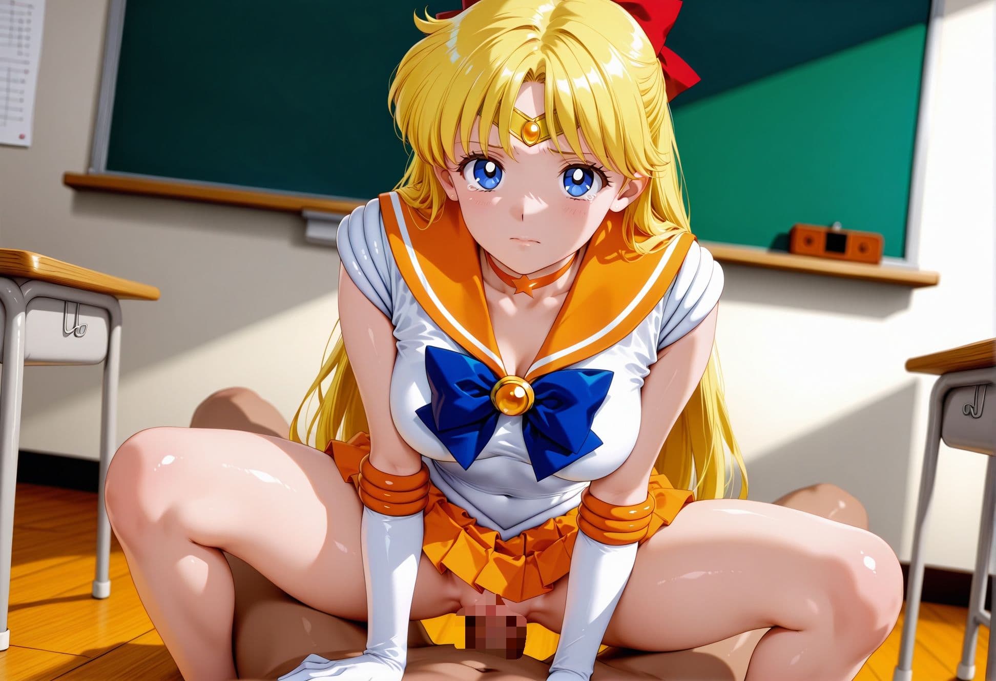 美少女精子セーラーバレー部淫【横型動画＆CG集・ボテ腹・中出し】 サンプル3