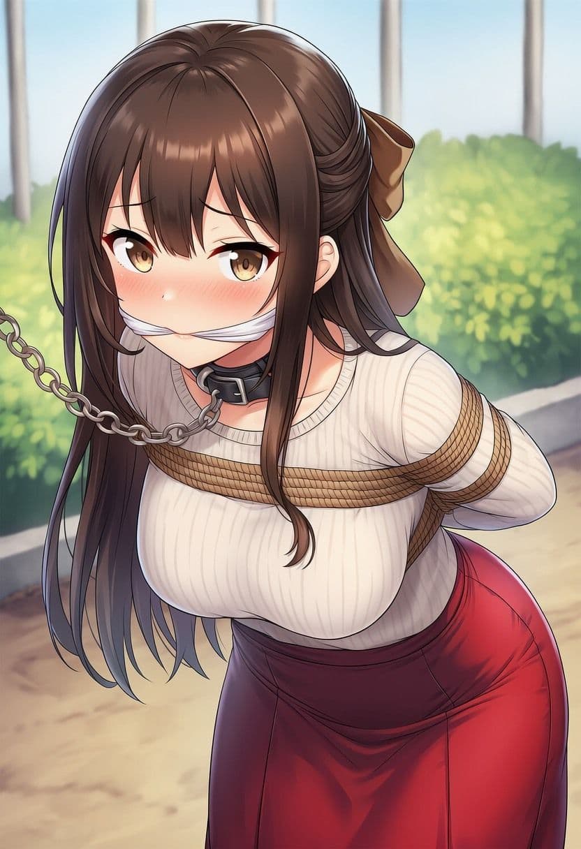 【音声付き】緊縛された女の子動画集 〜首輪編〜 サンプル1