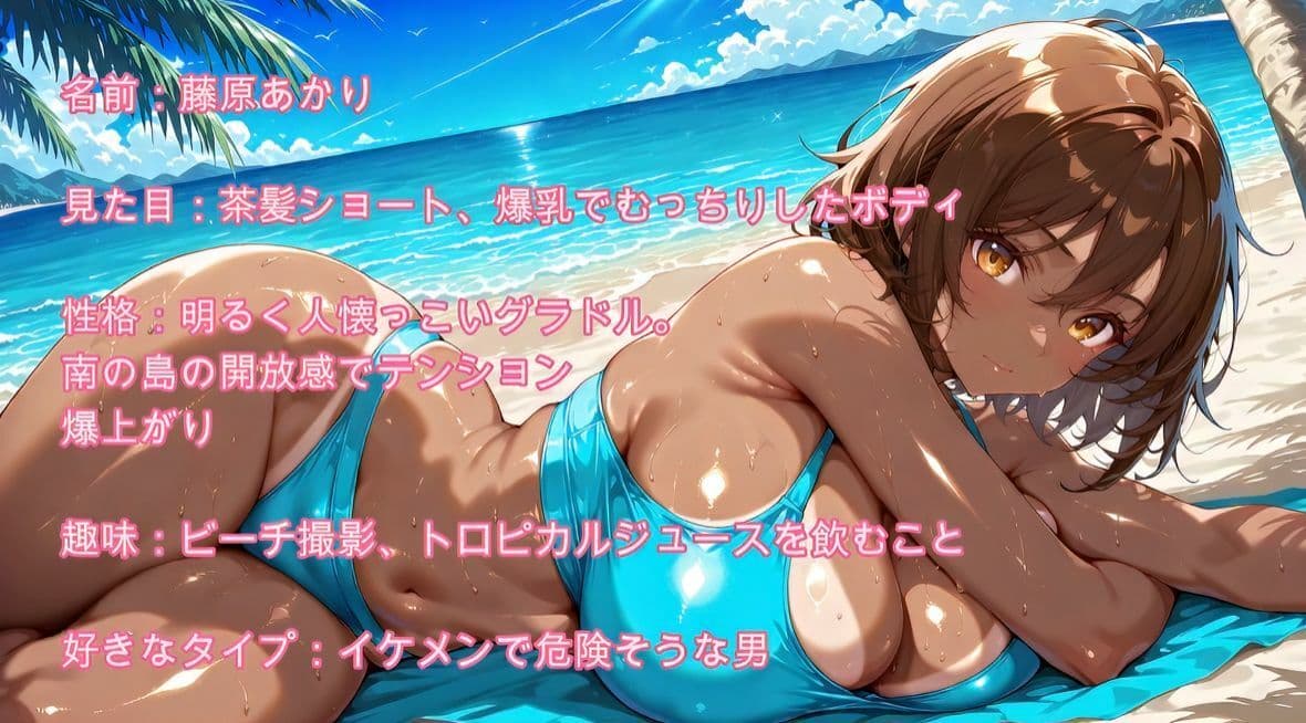 【4K】爆乳グラドルと南の島で汗だくセックス サンプル5