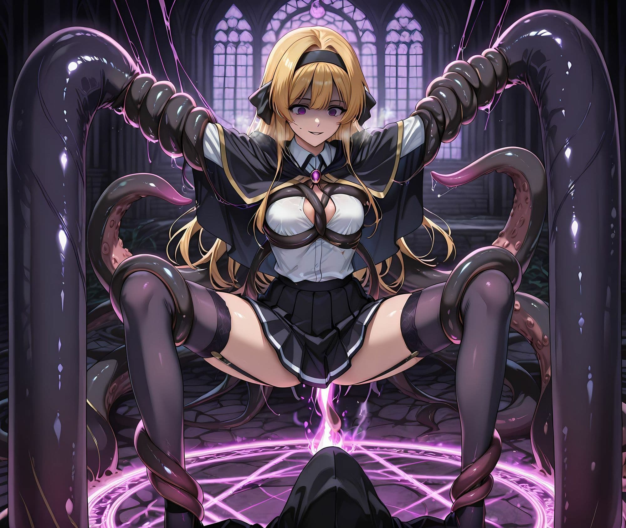 リアーナ魔力汚染悪堕ち・淫乱ビッチ化孕ませ サンプル4