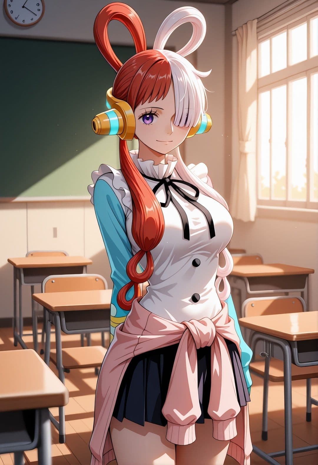 O〇E PI〇CE ウ〇パロディ学校凌●CG集 教室トイレプールで犯●れアヘ顔絶頂美少女 サンプル1