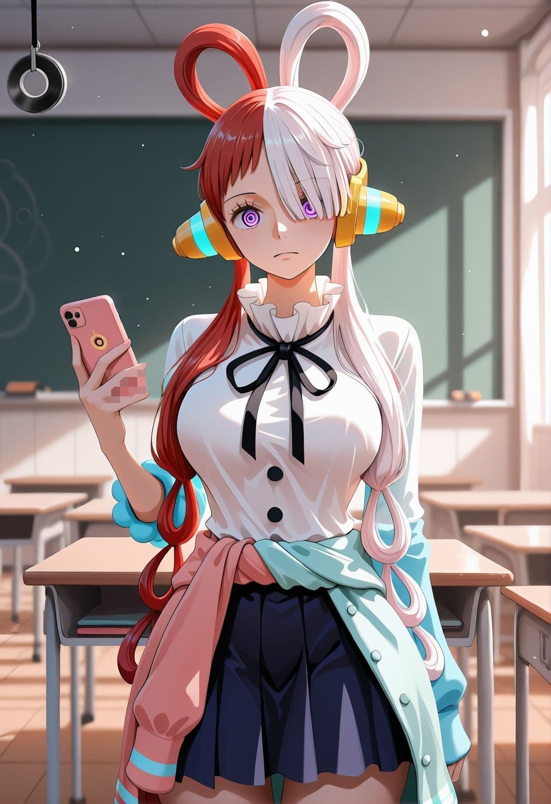 O〇E PI〇CE ウ〇パロディ学校凌●CG集 教室トイレプールで犯●れアヘ顔絶頂美少女 サンプル4