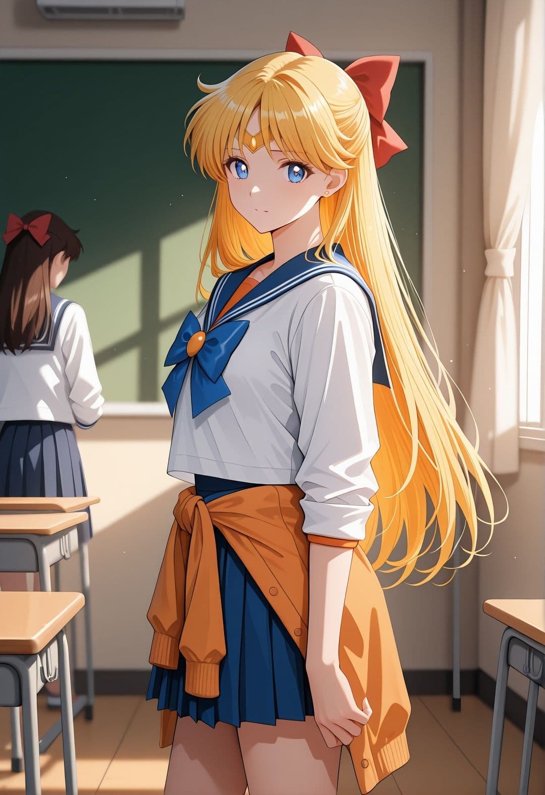 セー〇ーヴィーナス学校凌●パロディ 美〇子が教室露出プール辱めベッド拘束のエロCG集479枚 サンプル1